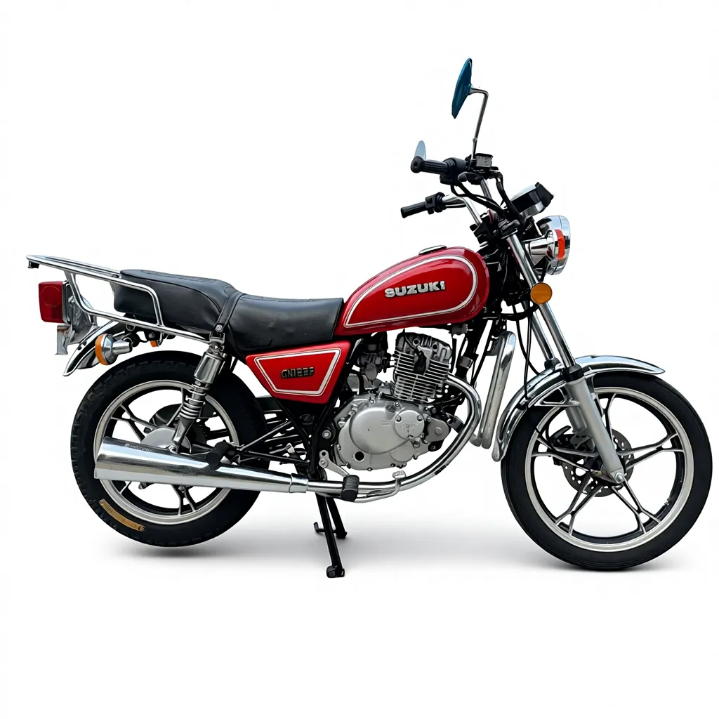Suzuki GN125 Retro Classic Motorcycle-125CC Single-Cylinder Strong Power Durable Build & Smooth Riding >120km/h Made in China