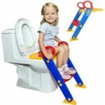 Foldable Children Toilet/Potty Seat/Training Ladder Chair