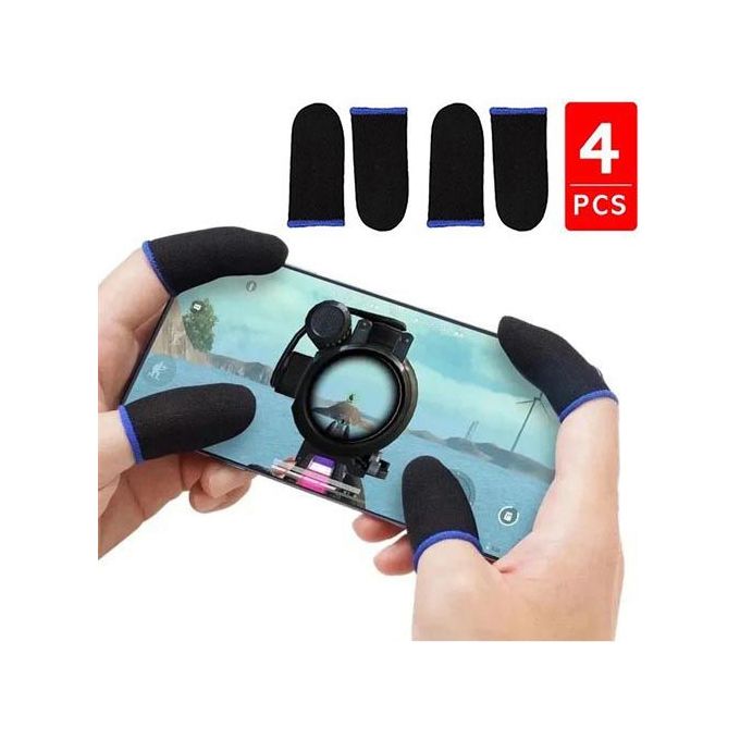 1 4pcs Mobile Gaming Thumb Sleeve Sets, Wasp Feelers(2 Pair) - Image 1