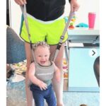 UpSpring Baby Walking Wings Learn To Walk Assistant, Gray, Handheld Baby Walker Harness For Babies And Toddlers - Image 2