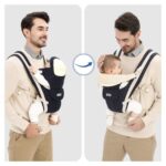 Baby Carriers Head Guard Soft Baby Strap - Dark Blue - Image 3