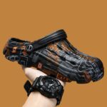 GALUIN Cave Shoes Slippers Slippers Comfort Men's Cool Slippers-Black - Image 3