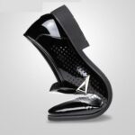 Men's Glossy Brogue Leather Shoes Loafers & Slip-ons Formal Corporate Black - Image 4