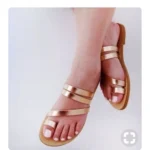 Trendy Ladies Slippers - Gold