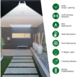 Mythco 77 LED Camera Solar Light Motion Sensor Wall Lamp IP65 - Image 2