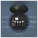 Multiple Interface Data Cable Android/iOS/Type C - Black - Image 4