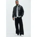 Jaop A Bond Cargo Versity Leather Jacket - Image 2