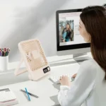 Q3 Desk Fan Portable Personal Fan Digital DIsplay - Image 4