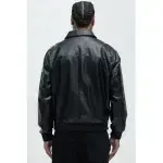 Jaop A Bond Cargo Versity Leather Jacket - Image 4