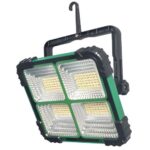Solar Light Emergency Lamp 100W Two Lighting Colors Green