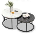 Living Room Glossy MDF Nordic Center Coffee Table