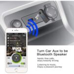 Mini Bluetooth Receiver For Wireless To 3.5mm Jack Hands-Free Car Kit 3.5mm Audio Jack W/ LED - Image 2