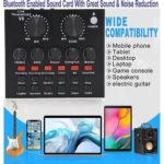 Bluetooth V8 Live Sound Card With 12 Sound Effects.For Phone/Computer PC/Music Recording - Image 4