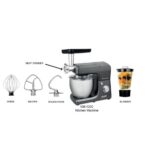 Binatone 3-in-1 Kitchen Machine And Yam Pounder (KM-1300) + 2 Years Warranty - Image 2