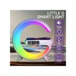 Portable Bluetooth Speaker with Wireless Charging & RGB Clock