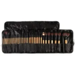 Makeup Brush Set With Pu Leather Storage Pouch - 32 Pcs - Image 2