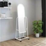 Moveable Standing Dressing Mirror White