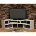 Resizable Extendable Floor Tv Stand- White - Image 2
