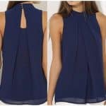 Women's Chiffon Top - Blue