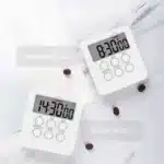 Digital Timer Clock LCD Kitchen Timer - White - Image 3