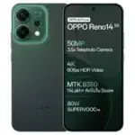 Oppo Reno14 5G - 6.59" - 512GB ROM - 12GB RAM - Dual SIM - Fingerprint - 6000mAh - Green