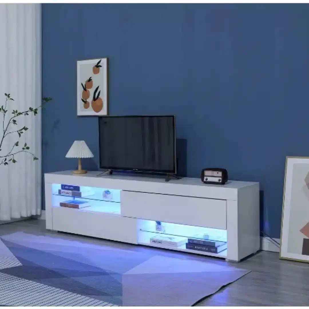 215781_1689658063 Vivaz - Led Glossy Tv Stand Up To 50inches - Image 1