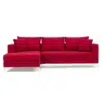Grant 5 Seater Sectional Living-room Furniture Set - Right Front - Red