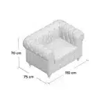 Armchair - Green - Image 2