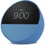 Amazon Echo Spot Smart Alarm Clock For Your Nightstand + Alexa, Ocean Blue