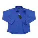 Classic Men’s Long-sleeve Shirt - Royal Blue - XXL