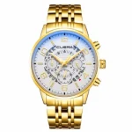 Chronograph Gold Wrist Watch