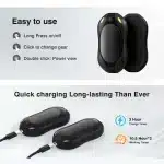 Rechargeable Magnetic Hand Warmers (2-Pack)