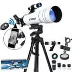 SUNOYAR 70mm Astronomy Telescope (20X–333X)