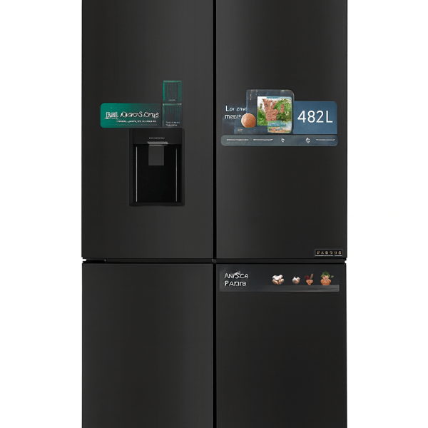 Hisense 482L Four-Door Refrigerator – Inverter & Dual-Tech Cooling