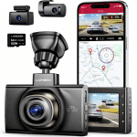 LD02 5K Triple Dash Cam with GPS, WiFi & 64GB Card
