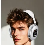 Akz Max600 Wireless Hi-fi Headphones – Ultra-bass & Smart Led Display - Image 2