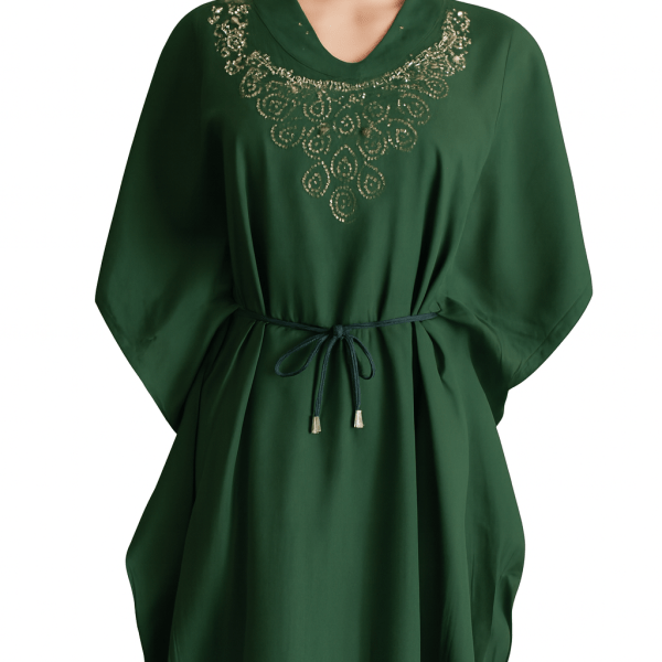 Comfort Fit Long Crepe Bubu Gown